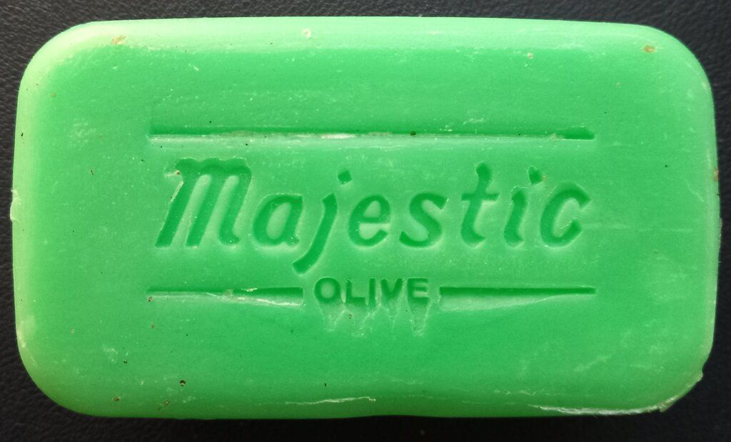 Majestic Olive Oil Soap Bar Open Bottom